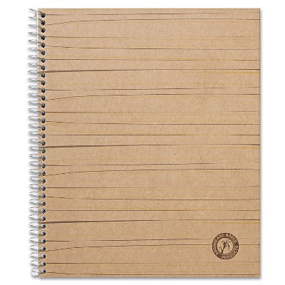 Universal Sugarcane Based Notebook College Rule 11 x 8 1/2 White 100 Sheets 66208
