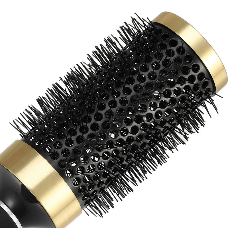 Unique Bargains Round Hair Brush Nano Thermal Ceramic Black 1.97", 5 of 7