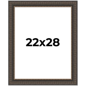 PosterPalooza | Museum Brown Picture Frame - UV Acrylic, Foam Board Backing, Hanging Hardware - 1 of 4