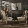 Set of 2 Boise Antique Gray Oak Cane Accent Chairs Gray - Inspire Q - 2 of 4