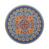 XIYUYEU Transitional Mosaic Patio Side Table with Ceramic Tile Top, Outdoor Table  with Lace-cut Pattern, Outdoor End Table for Patio - 4 of 4