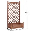 VASIP  Wooden Elevated Raised Bed, Elevated Planter with Legs for Outdoor Planting of Flowers, Fruits, Vegetables and Herbs - 3 of 4