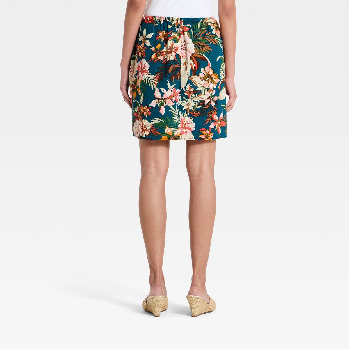 Women's Beaded Linen Mini Skirt - A New Day™ - thumbnail 8