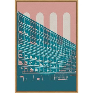 Amanti Art Architecture V by Gary William Framed Canvas Wall Art - 1 of 4