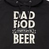 Men's - Instant Message - Dad Bod By Beer Graphic Fleece Pullover Hoodie - 2 of 4