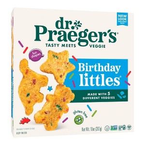 Dr. Praeger's Frozen Gluten Free Vegan Birthday Cake Littles - 10oz - 1 of 4