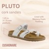 CUSHIONAIRE Pluto Cork Footbed Summer Sandals for Women 2025 Comfortable Slides with Adjustable Buckles, Toe Loop & Stitched Design - 4 of 4
