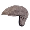 Wigens Men's Herringbone Wool Ivy Slim Cap with Earflaps - 3 of 4
