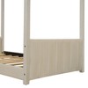 Whisen Full Size Velvet House Bed Wood Bed - 3 of 4