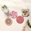Christmas Craft 4ct Gem Art Coasters Kit - Mondo Llama™ - 2 of 4