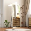 Full Length Mirror, Full Floor Body Mirror, Freestanding Leaning Mirror with Stand, Hanging Mounted Wall Large Dressing Mirror for Bedroom, Entryway - 2 of 4