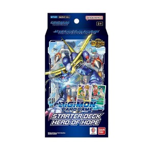 Excell Digimon Trading Card Game Starter Deck Hero of Hope ST-21 - 1 of 3