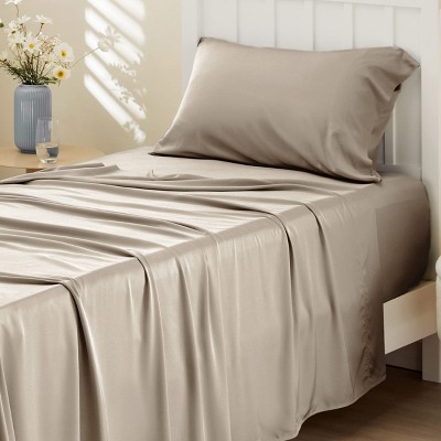 Bedsure | Rayon Derived from Bamboo Sheet Set Stay Cool & Comfy