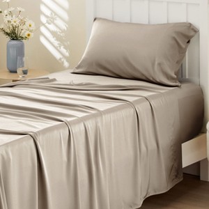 Bedsure | Rayon Derived from Bamboo Sheet Set Stay Cool & Comfy - 1 of 4