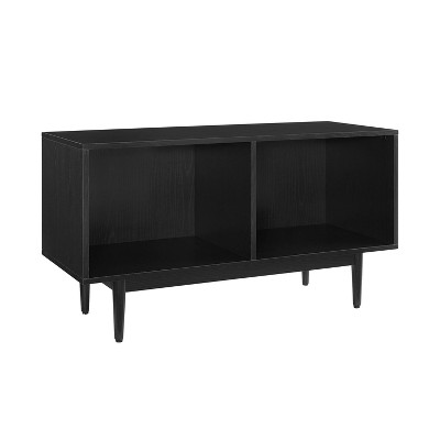 Medium Liam Record Storage Console Cabinet Black - Crosley