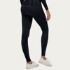 Anna-Kaci Active Women's Seamless High Waist Ribbed Leggings with Sculpting Contour Panels and Compression Fit - 3 of 4