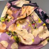 Anna-Kaci Women's Floral Print Satin Scarf Lightweight Square Wrap 35.4×35.4 Inches - 4 of 4