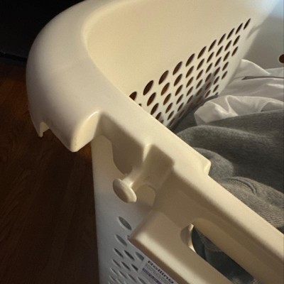 Home Logic Rolling Laundry Hamper White : Target