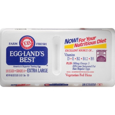 Eggland's Best Grade A Extra Large Eggs - 18ct