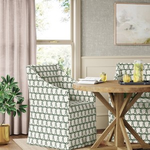 Sloped Arm Slipcovered Dining Chair - Threshold™ - 1 of 4