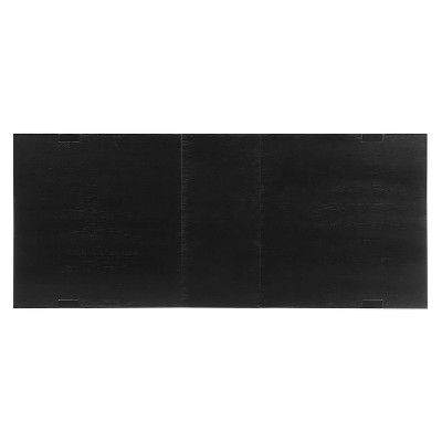 Yves Black Reclaimed Wood Extendable Dining Table for Eight