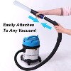 Universal Vacuum Attachment Tool, Tiny Tubes Cleaner for Car /Pets/ Keyboards/Air Vent /Drawers - 3 of 4