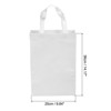 Unique Bargains Vertical Style Non-Woven Travel Storage Grocery Tote Bag 10 Pcs - 2 of 4