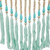 Set of 3 Cotton Macrame Handmade Beaded Wall Decors with Fringe Tassels - Olivia & May: Bohemian Style Vertical Art Sculptures - image 4 of 4