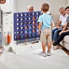 JUJABU 4-to-Score Giant Game Set with Mesh Bag, Jumbo Connect 4, Basketball Hoop, Ring Toss & Golf, Adjustable Height for Indoor/Outdoor - 3 of 4