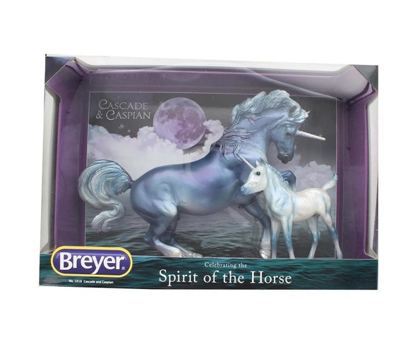 Breyer Traditional 1/9 Model Mare & Foal Set- Cascade & Caspian