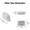 Nispira Water Filter Replacement for Cuisinart Coffee Maker, Compatible with Part DCC-RWF, 36 Pack - 3 of 3