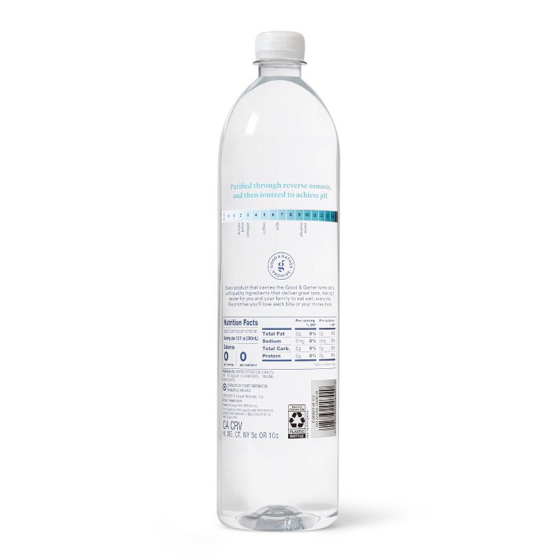 Alkaline Water - 33.8 fl oz (1L) Bottle - Good &#38; Gather&#8482;, 3 of 5