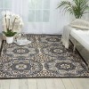 Nourison Caribbean CRB15 Ivory/Charcoal Indoor/Outdoor Area Rug 2'3" x 7'6" - 2 of 4
