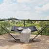 Instant-Setup 2-Person Hammock with Reinforced Steel Frame Portable Outdoor Lounger for Garden Camping and Beach 450lb Capacity Quick-Fold Carry Bag - 2 of 4