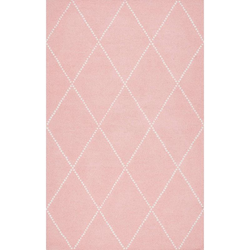 6&#39;x9&#39; Hand Tufted Elvia Area Rug Baby Pink - nuLOOM, 1 of 10