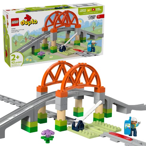Lego Duplo Town Train Bridge And Tracks Expansion Set 10426 Target