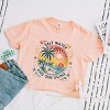 Simply Sage Market Salt Water And Sun Shine Circle Boxy Crop Top - 2 of 4