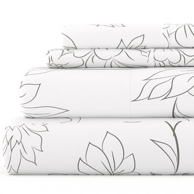 Floral & Paisley Patterns 4PC Sheet Set - Extra Soft, Easy Care - Becky Cameron