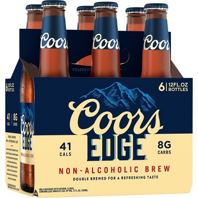 Coors Edge Non-Alcoholic Brew - 6pk/12 fl oz Bottles