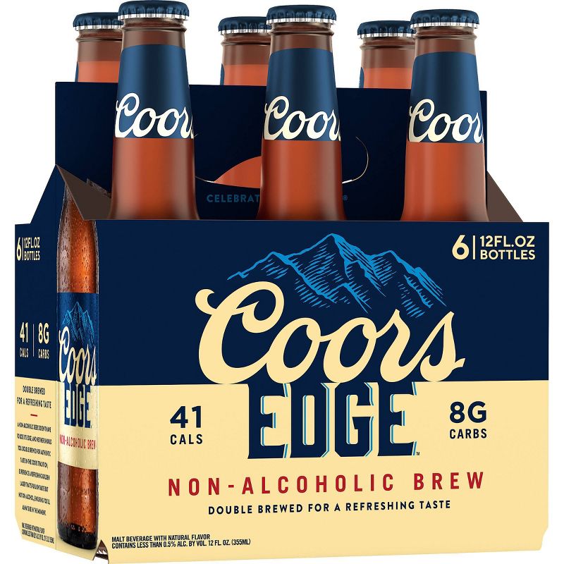 Coors Edge Non-Alcoholic Brew - 6pk/12 fl oz Bottles, 2 of 9