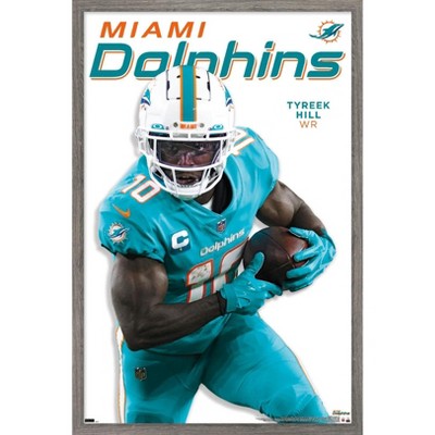 Miami Dolphins Tyreek Hill NFL Poster American Football Print -   Norway