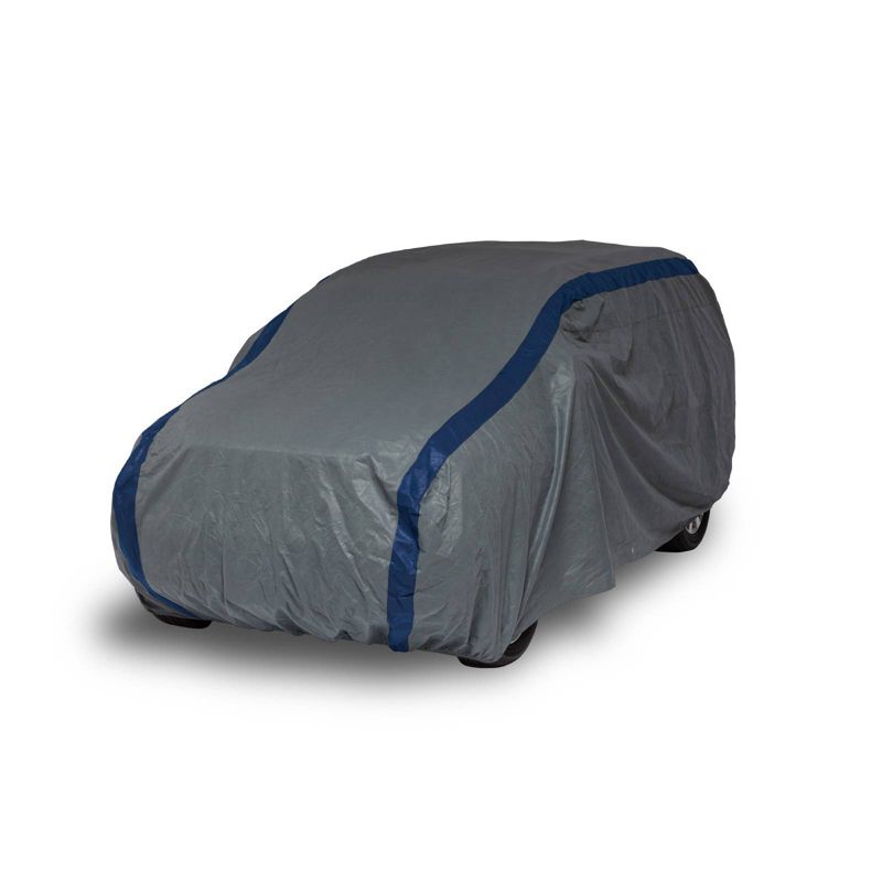 Duck Covers 17&#34;x5&#34; Weather Defender SUV Truck Automotive Exterior Cover Gray/Blue, 4 of 8