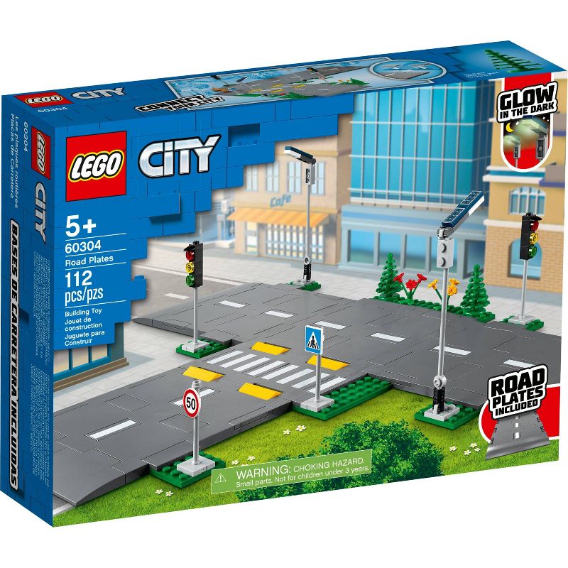 LEGO City Road Plates Building Set with Traffic Lights 60304, 5 of 9