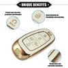 Unique Bargains 5-Button Key Fob Cover Kit Compatible for Sonata Tucson 2020-2022 - 3 of 4