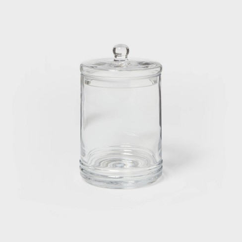 Glass Canister Set for Kitchen & Bathroom, Apothecary Food Storage