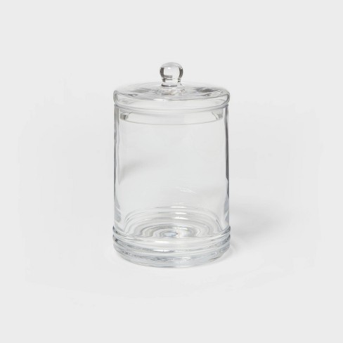Medium Canister Apothecary Glass Clear - Threshold™ - image 1 of 4