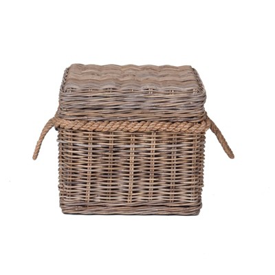 Lawton Rattan Storage Trunk Brown - East At Main