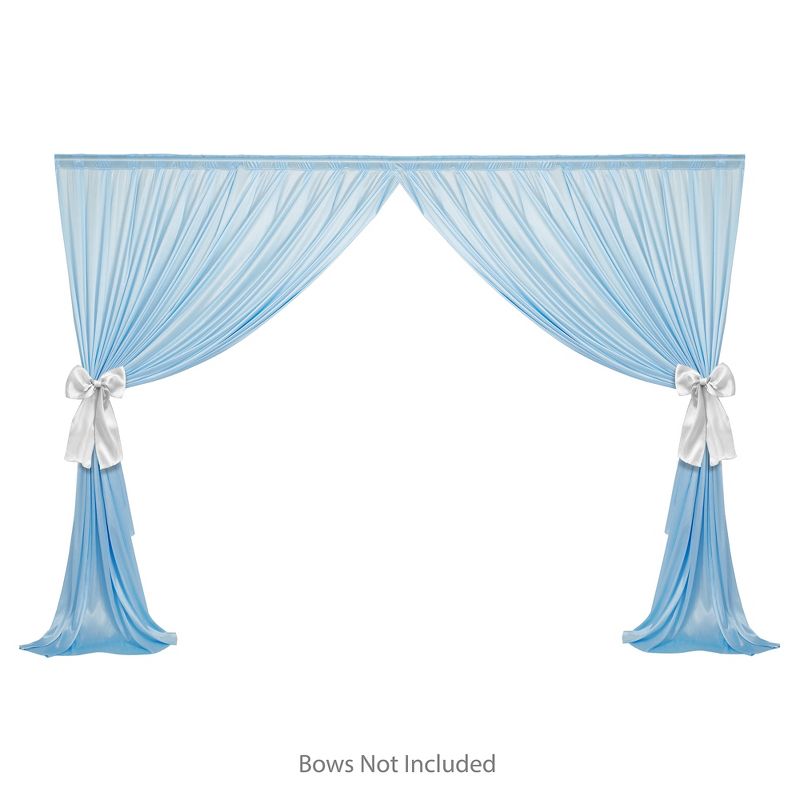 Lann's Linens (Set of 2) Photography Backdrop Curtains - Tall Backgrounds for Wedding, Party or Photo Booth, 2 of 8
