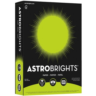 Astrobrights Premium Color Paper, 8-1/2 x 11 Inches, Terra Green, 500 Sheets