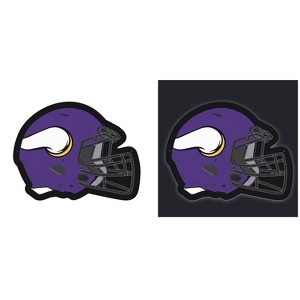 Evergreen Ultra-Thin Edgelight LED Wall Decor, Helmet, Minnesota Vikings- 19.5 x 15 Inches Made In USA - 1 of 4
